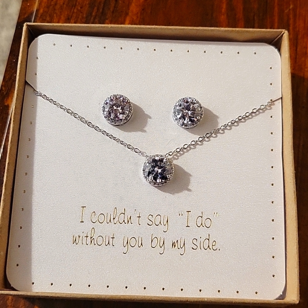 Necklace and Earrings matching set